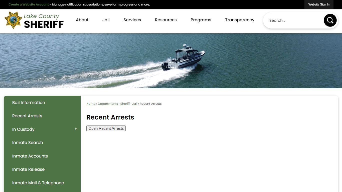 Recent Arrests | Lake County, CA